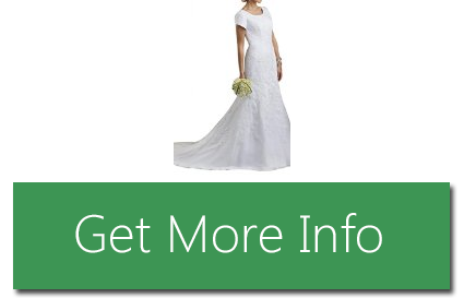 AZ MILANO BRIDE Modest Lace Wedding Dress For Bride Jewel Aline Short Sleeves